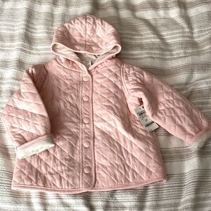 First Impressions Pink Quilted Coat